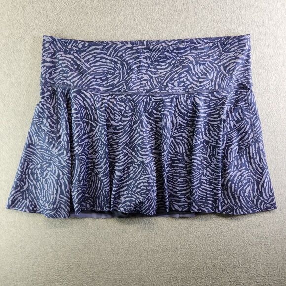 Athleta Pants - Athleta Skort Womens 2X Purple Ace Printed 13.5" Tennis Skirt Grip Leg Openings